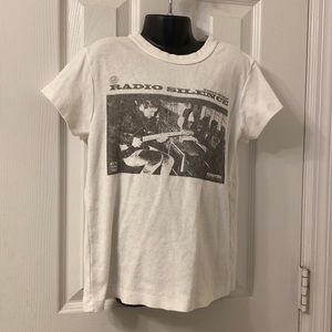 radio silence fitted t shirt